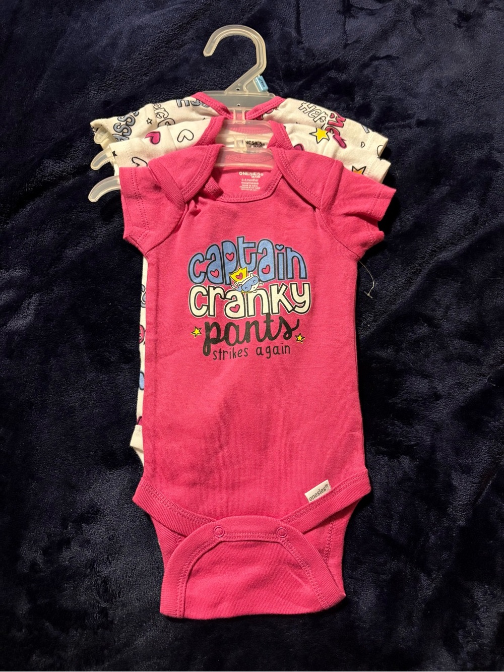 Gerber Onesies Brand 2pc Cotton Knit Snap Bodysuit Set Short Sleeve 0-3M